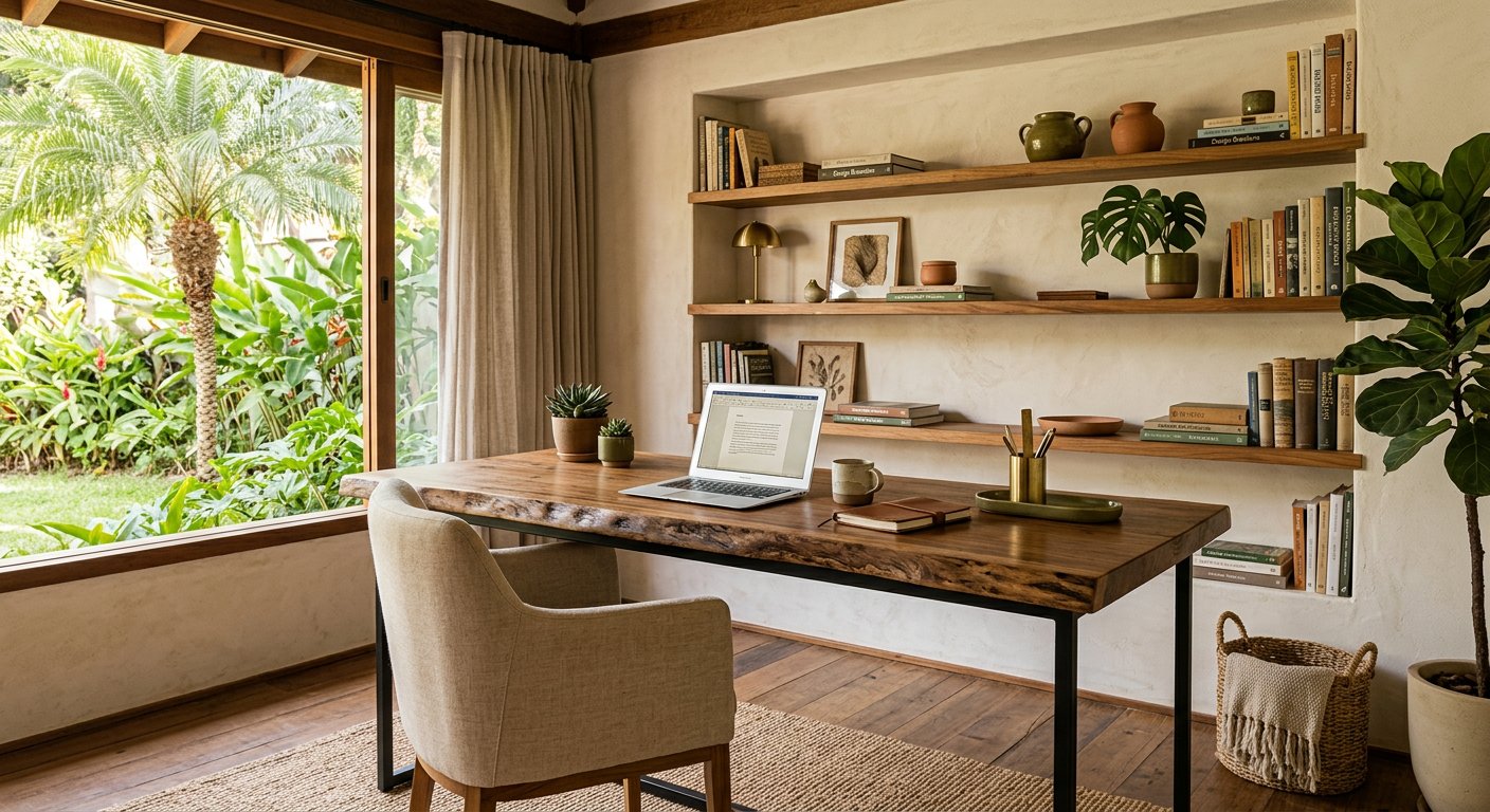 Varanda e home office